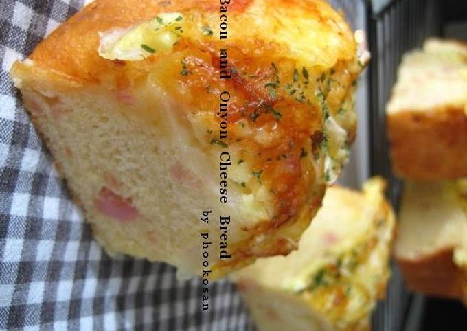 How to Prepare Super Quick Homemade Chunky Bacon and Onion Cheese Bread