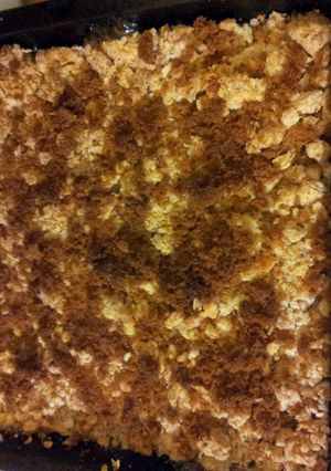 A picture of Korri's Canadian Apple Crumble.