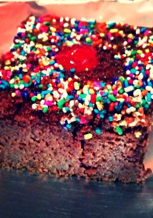 A picture of Moist Chocolate Cake with Coffee.