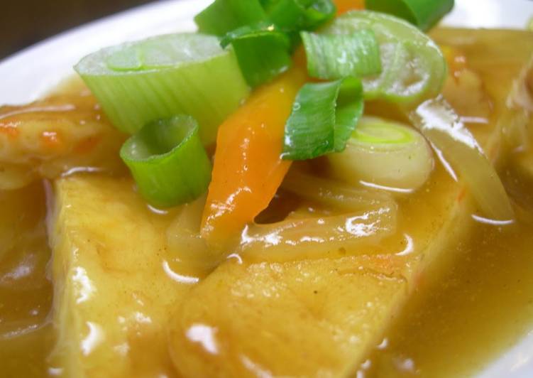 Satsuma-age with Curry Sauce