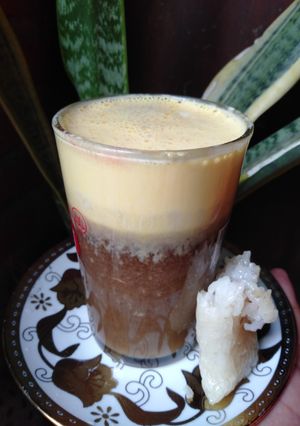 Foto resep Boh manoek weng khas Aceh (Kopi telur kocok)