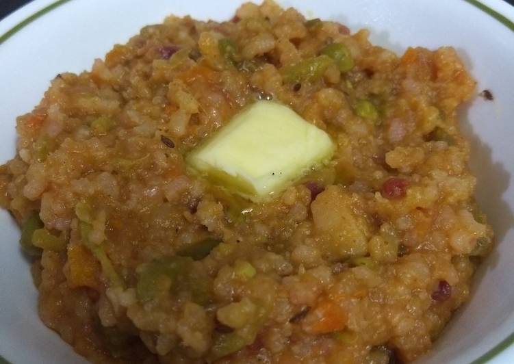 Steps to Prepare Super Quick Homemade Pavbhaji Khichdi