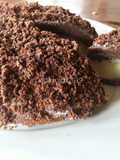 Dome Chocolate Cake with Milk Cream