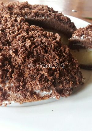Foto resep Dome Chocolate Cake with Milk Cream