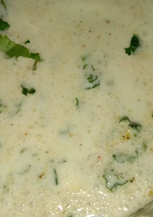 A picture of Masala Curd.