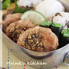 A picture of For Your Lunchbox Sesame Shichimi Pork Patties.