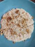 Risotto con Montasio, noci e pepe
