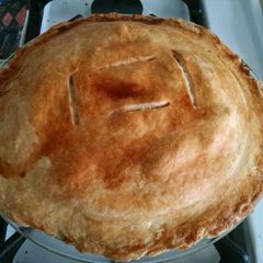 A picture of Stevia Apple Pie with Double Pie Crust.