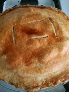 A picture of Stevia Apple Pie with Double Pie Crust.