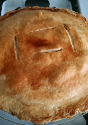 A picture of Stevia Apple Pie with Double Pie Crust.