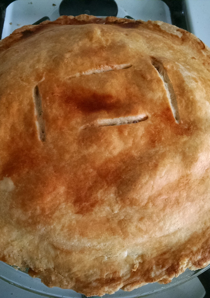 A picture of Stevia Apple Pie with Double Pie Crust.