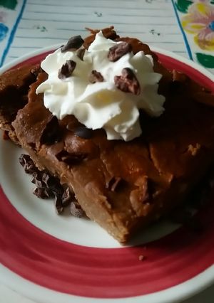 Una foto de Brownie de Garbanzos