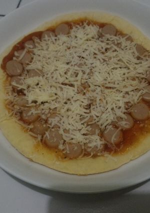 Foto resep Pizza sosis teflon
