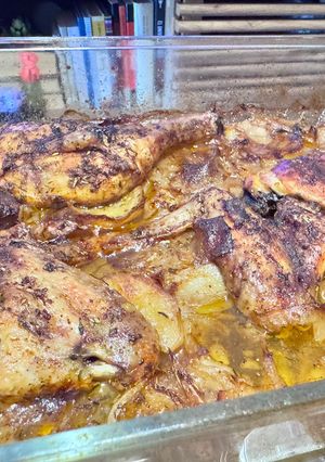 Una foto de Pollo al horno