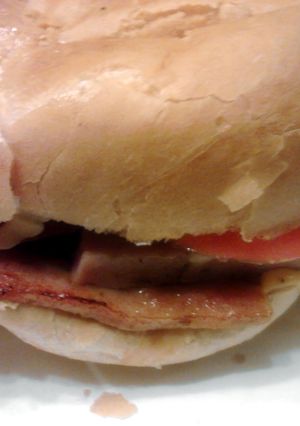 A picture of Hot Ham & Cheese Sandwiches .. for a Party.