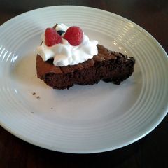 A picture of Flourless Chocolate Cake.