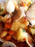 Guiso marinero con almejas. #otoño