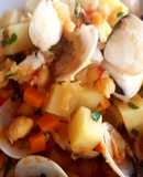 Guiso marinero con almejas. #otoño