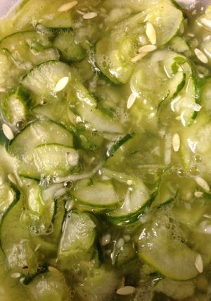 A picture of Thunder & Lightening (Pickled Cucumber And Onion).
