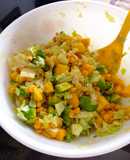 Ensalada de aguacate, mango y maicitos. Súper fácil!!!
