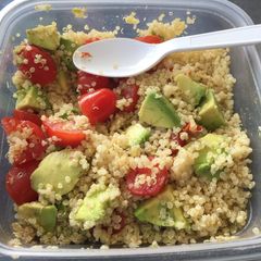 A picture of Kicking Avocado Tomato And Quinoa Salad.