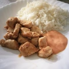 A picture of Tasty yet simple chicken boneless.