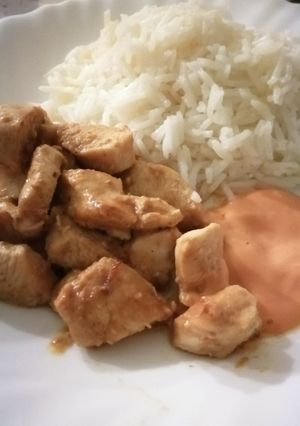 A picture of Tasty yet simple chicken boneless.