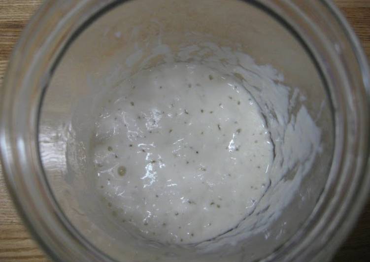 Simple Way to Make Quick For Beginners: Yogurt Bread Starter (Leaven)