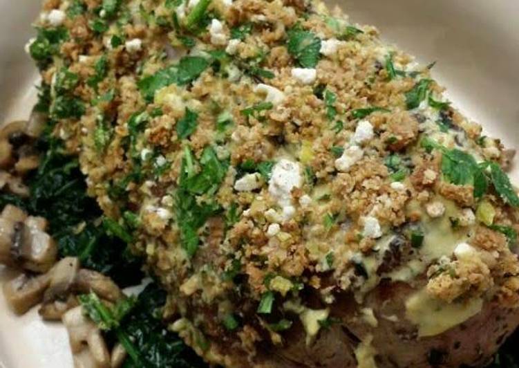 Recipe of Homemade Herb-crusted lamb