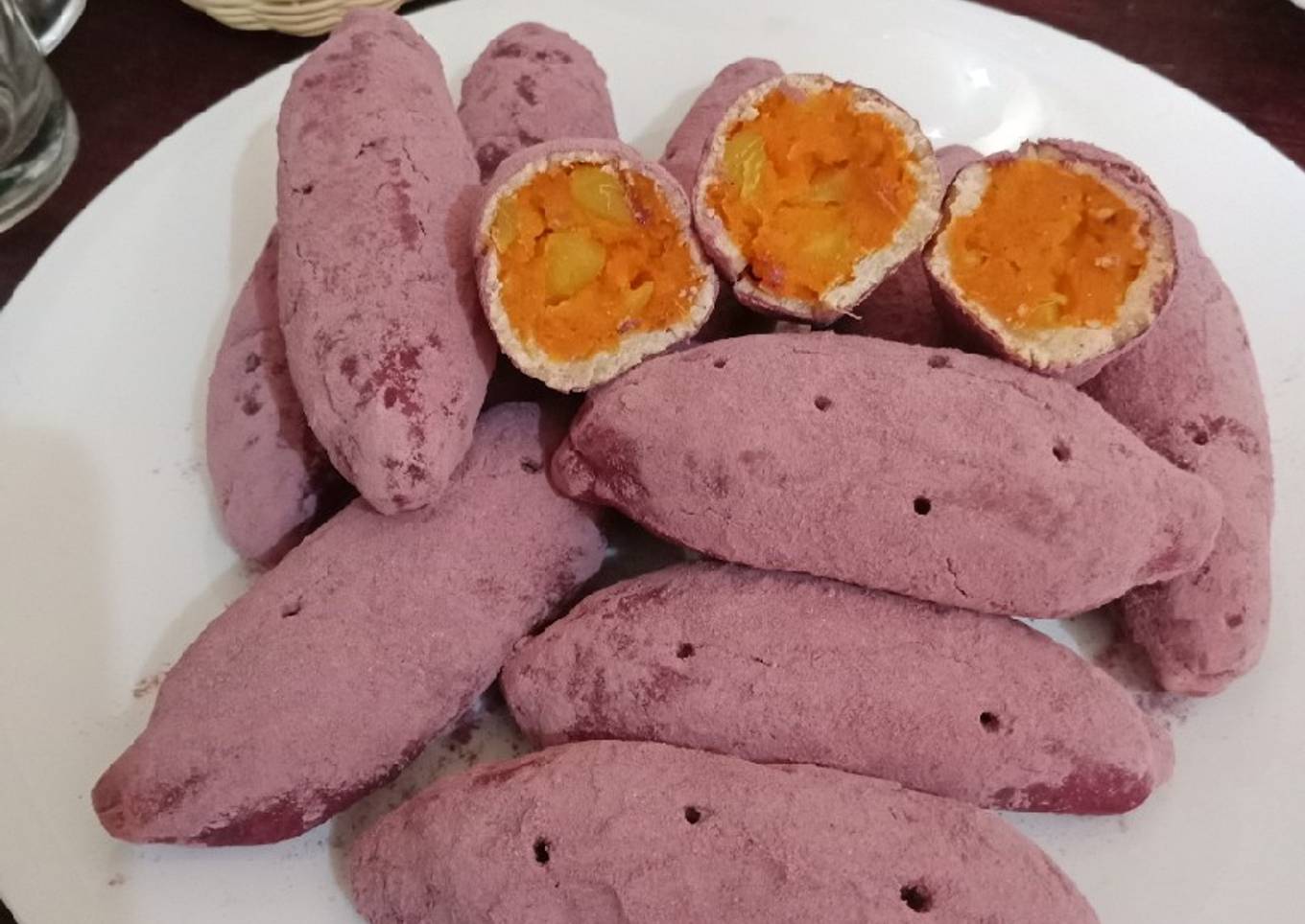Korean Sweet Potato Bread (Gluten Free)