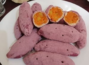 Foto resep Korean Sweet Potato Bread (Gluten Free)
