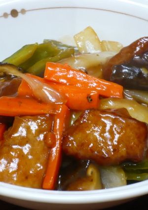 A picture of My Family's Sweet n' Sour Pork.