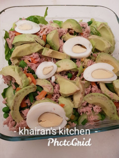Avocado Tuna Salad ainihin hoton girkin