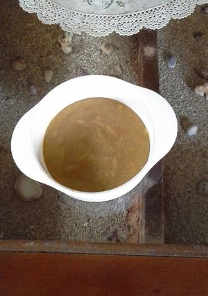 Foto resep Puree wortangcis + tepung beras + kaldu ayam (MPASI)