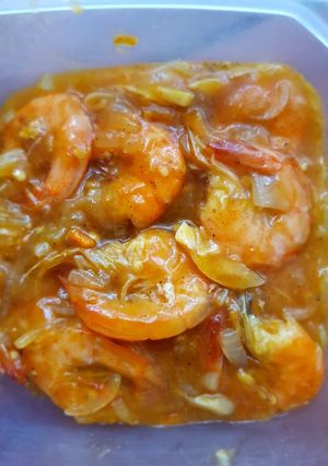 Foto resep Udang asam manis simpel