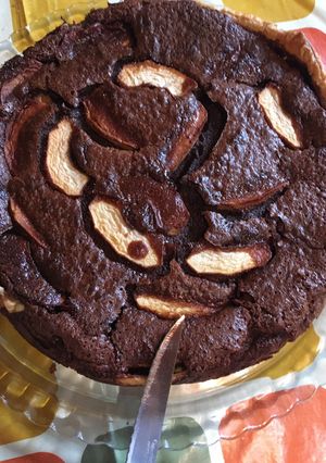 Foto principal de Tarta de chocolate con manzana