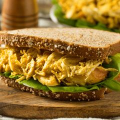 A picture of Coronation Chicken.