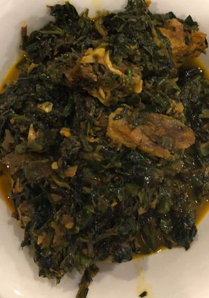 A picture of Vegetable soup.