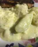 Papas con cinco quesos