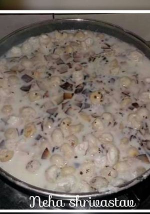 A picture of Dry fruits kheer.
