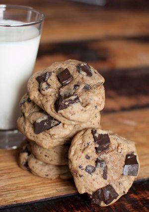 A picture of Chocolate Chunk Coffee Cookies.