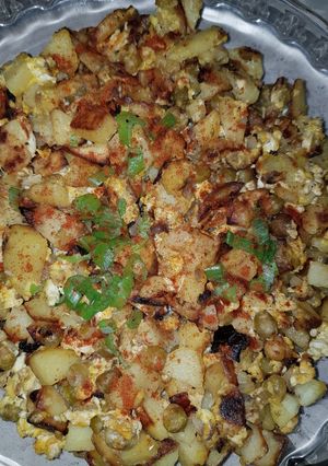 Una foto de Revuelto gramajo 🥔🥔🥚🥚👩‍🍳👩‍🍳