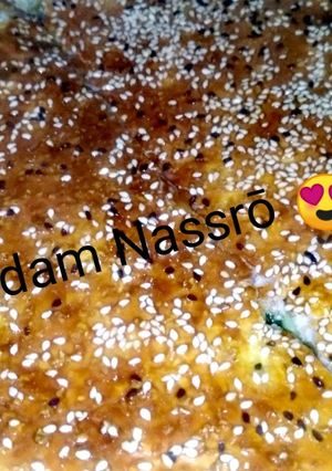 صورة لوصفة خبز الدار بحشوة السلق