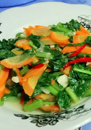 Foto resep Tumis Wortel Sawi