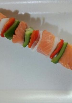 Una foto de Banderillas de salmón