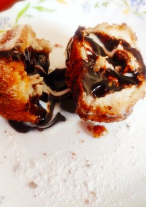 A picture of Eggless Fried Icecream.