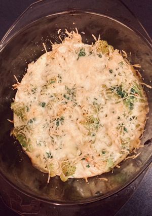 Une photo de Gratin chou romanesco
