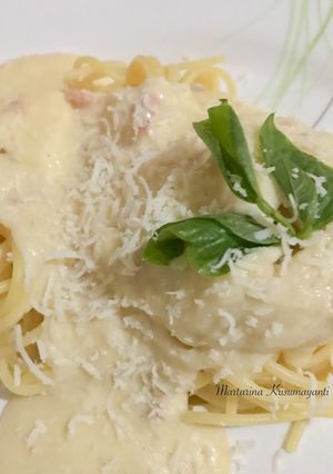 Foto resep Spaghetti Carbonara Rumahan