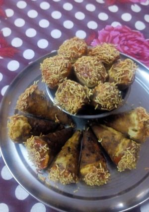 A picture of Leftover Chapati cone.