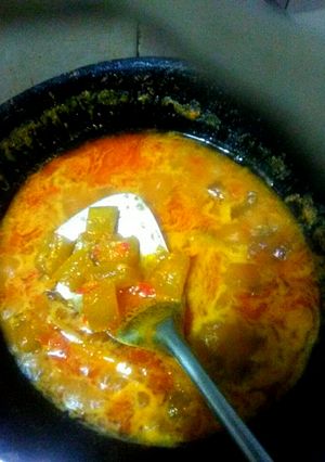 Foto resep Kikil pedas bumbu kuning